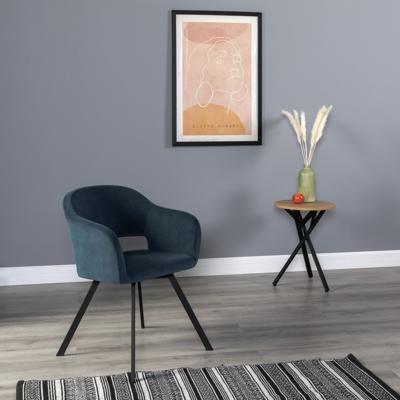 Стул R-Home Кресло Oscar Diag blue/Арки арт. 410118167h_Diag blue_Арки