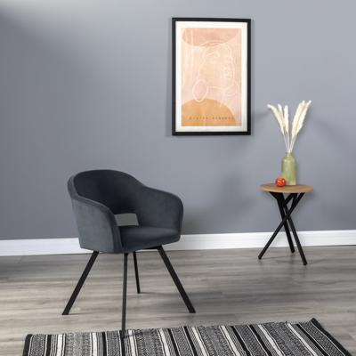 Стул R-Home Кресло Oscar Diag grey/Арки арт. 410118147h_Diag grey_Арки