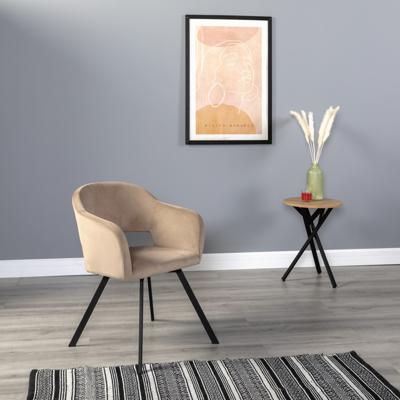 Стул R-Home Кресло Oscar Diag beige/Арки арт. 410118157h_Diag beige_Арки