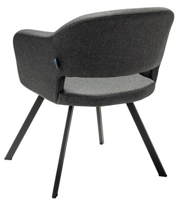 Стул R-Home Кресло Oscar тёмно-серый/Арки арт. 410118137h_Dark grey_Арки