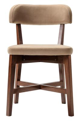 Стул R-Home Стул Frank Pro Diag Beige/Темный орех арт. 400010987h