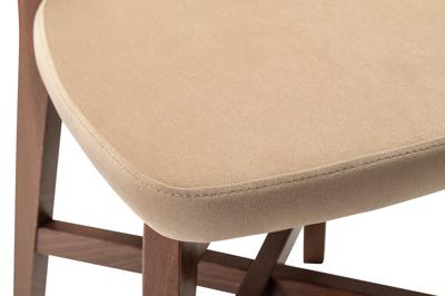 Стул R-Home Стул Frank Pro Diag Beige/Темный орех арт. 400010987h