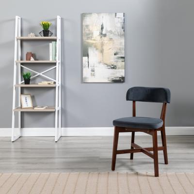 Стул R-Home Стул Frank Pro Diag Grey/Темный орех арт. 400010989h