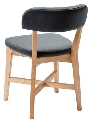 Стул R-Home Стул Frank Pro Diag Grey/Натуральный бук арт. 400010990h