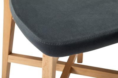 Стул R-Home Стул Frank Pro Diag Grey/Натуральный бук арт. 400010990h