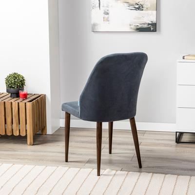 Стул R-Home Стул Alen Diag grey_т. орех арт. 410127152h_Diag grey_т.орех