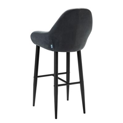 Стул барный R-Home Кресло Бар.Kent Diag grey/черный арт. 410219142h_Diaggrey_черн_БАР