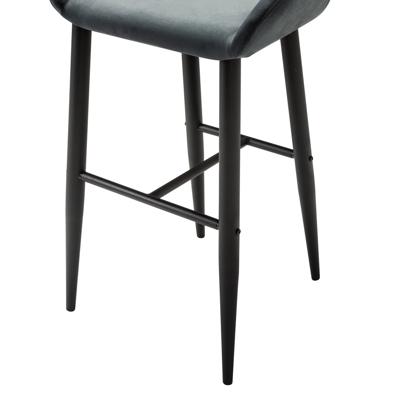 Стул барный R-Home Кресло Бар.Kent Diag grey/черный арт. 410219142h_Diaggrey_черн_БАР