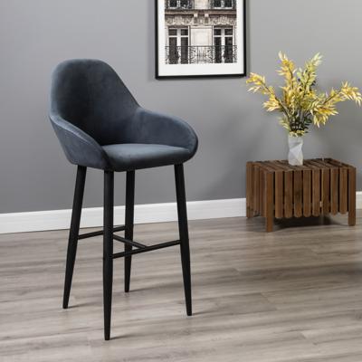 Стул барный R-Home Кресло Бар.Kent Diag grey/черный арт. 410219142h_Diaggrey_черн_БАР
