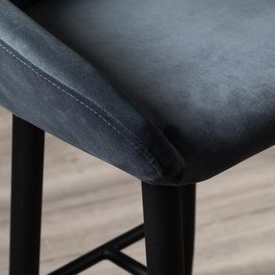 Стул барный R-Home Кресло Бар.Kent Diag grey/черный арт. 410219142h_Diaggrey_черн_БАР