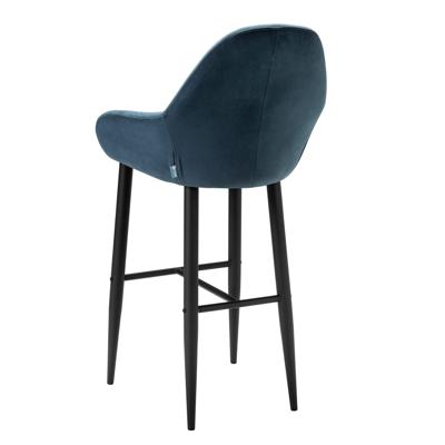 Стул барный R-Home Кресло Бар.Kent Diag blue/черный арт. 410219152h_Diagblue_черн_БАР