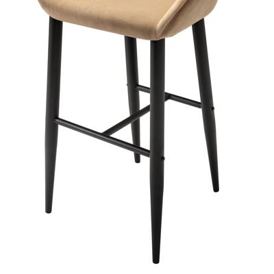 Стул барный R-Home Кресло Бар.Kent Diag beige/черный арт. 410219132h_Diagbeige_черн_БАР