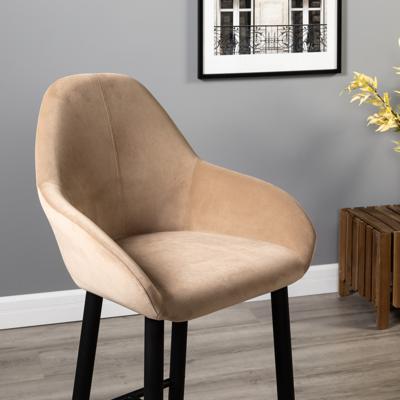 Стул барный R-Home Кресло Бар.Kent Diag beige/черный арт. 410219132h_Diagbeige_черн_БАР