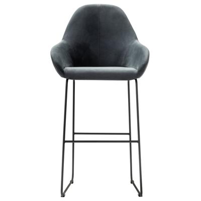 Стул барный R-Home Кресло Бар.Kent Diag grey/Линк арт. 410219140h_Diaggrey_черн_БАР