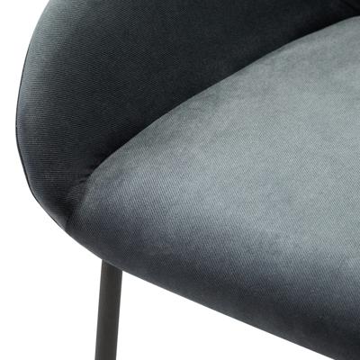Стул барный R-Home Кресло Бар.Kent Diag grey/Линк арт. 410219140h_Diaggrey_черн_БАР