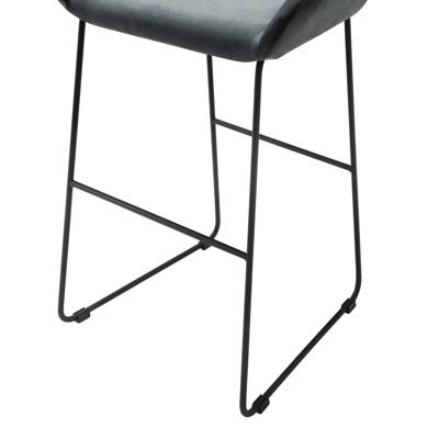 Стул барный R-Home Кресло Бар.Kent Diag grey/Линк арт. 410219140h_Diaggrey_черн_БАР