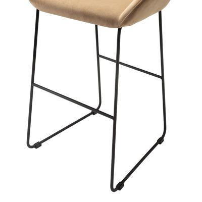 Стул барный R-Home Кресло Бар. Kent Diag beige/Линк арт. 410219130h_Diagbeige_черн_БАР