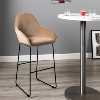 Стул барный R-Home Кресло Бар. Kent Diag beige/Линк арт. 410219130h_Diagbeige_черн_БАР