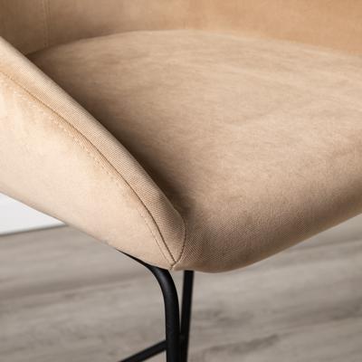 Стул барный R-Home Кресло Бар. Kent Diag beige/Линк арт. 410219130h_Diagbeige_черн_БАР