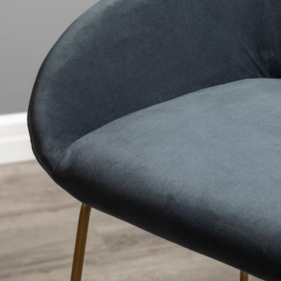 Стул барный R-Home Кресло Бар. Kent Diag grey/Линк золото арт. 410219131h_Diaggrey_золото_БАР