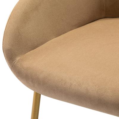 Стул барный R-Home Кресло Бар. Kent Diag beige/Линк золото арт. 410219131h_Diagbeige_золото_БАР