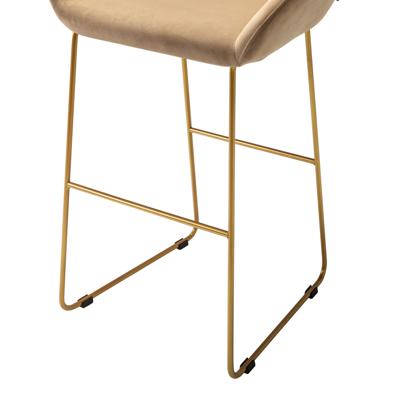 Стул барный R-Home Кресло Бар. Kent Diag beige/Линк золото арт. 410219131h_Diagbeige_золото_БАР