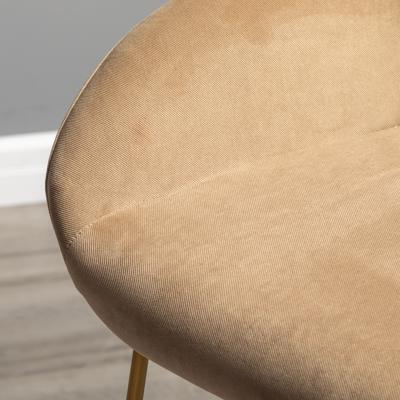 Стул барный R-Home Кресло Бар. Kent Diag beige/Линк золото арт. 410219131h_Diagbeige_золото_БАР