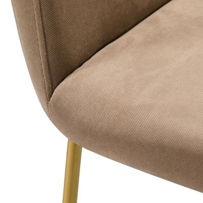 Стул полубарный R-Home Кресло полубар Oscar Diag beige/Линк золото арт. 410118156h_Diagbeige_золото_ПБ