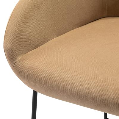 Стул полубарный R-Home Кресло полубар Kent Diag beige/Линк арт. 410119135h_Diagbeige_черн_ПБ