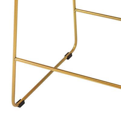 Стул полубарный R-Home Кресло полубар Kent Diag blue/Линк золото арт. 410119156h_Diagblue_золото_ПБ