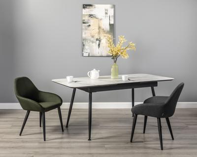 Стол R-Home Стол Месси раздвиж. 120-160 Светлый мрамор/Бабочка арт. 4103362h
