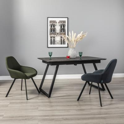 Стол R-Home Стол Пеле раздвиж. 120-160 Темный мрамор/Бабочка арт. 4103357h