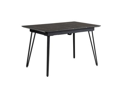 Стол R-Home Стол Диего раздвиж. 120-160 Темный мрамор/Бабочка арт. 4103365h