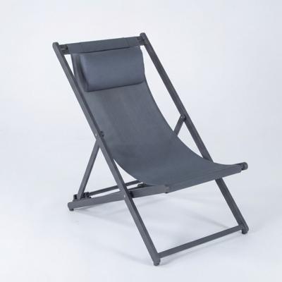 Шезлонг IDEAL PATIO Стул-шезлонг САНТОНИ складной, серый арт. SNT.3019001