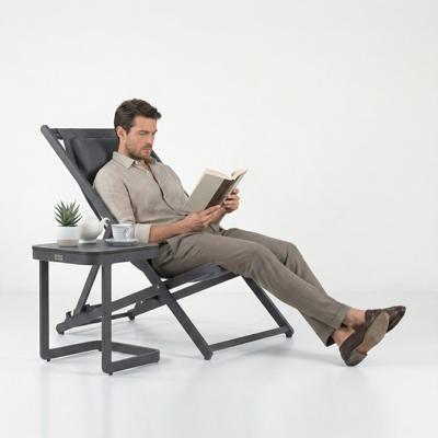 Шезлонг IDEAL PATIO Стул-шезлонг САНТОНИ складной, серый арт. SNT.3019001