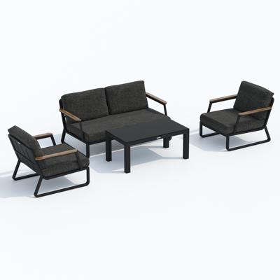 Лаунж зона IDEAL PATIO Лаунж зона ЭСТИВО маренго - каркас карбон арт. EST.1017002