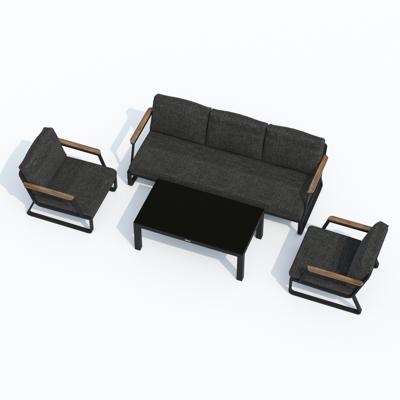 Лаунж зона IDEAL PATIO Лаунж зона ЭСТИВО с трехместным диваном - маренго арт. EST.1017003