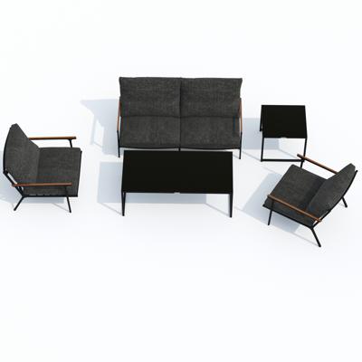 Лаунж зона IDEAL PATIO Лаунж зона ФЕСТА маренго с двухместным диваном арт. FST.1017002
