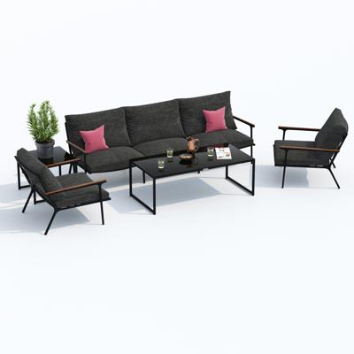 Лаунж зона IDEAL PATIO Лаунж зона ФЕСТА маренго с трехместным диваном арт. FST.1017003