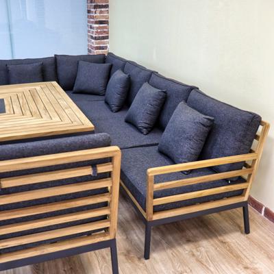 Обеденная группа IDEAL PATIO Обеденная группа ЭГМОНТ угловая со столом 140х140 арт. EGM.2017714