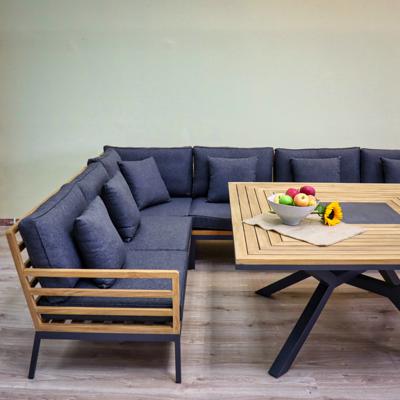 Обеденная группа IDEAL PATIO Обеденная группа ЭГМОНТ угловая со столом 140х140 арт. EGM.2017714