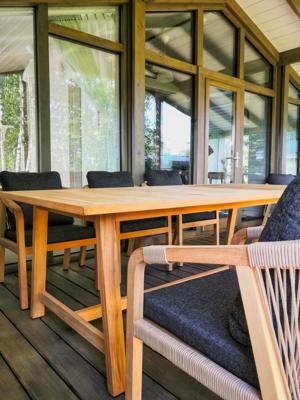 Стол IDEAL PATIO Стол обеденный ЛЕОНОРЕН из тика 220x100 арт. LEO.2130122