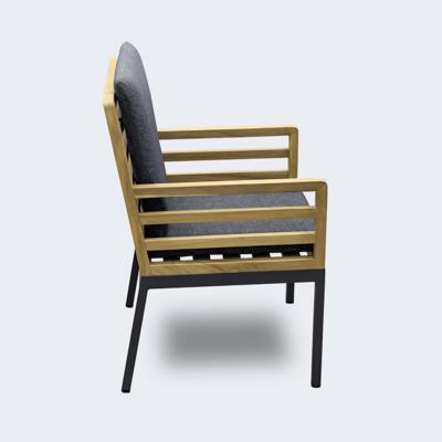 Стул IDEAL PATIO Стул ЭГМОНТ каркас карбон - натуральный тик арт. EGM.2417000