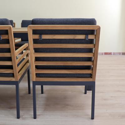 Стул IDEAL PATIO Стул ЭГМОНТ каркас карбон - натуральный тик арт. EGM.2417000