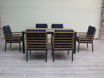 Стул IDEAL PATIO Стул ЭГМОНТ каркас карбон - натуральный тик арт. EGM.2417000
