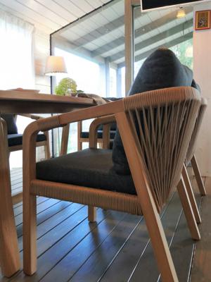 Обеденная группа IDEAL PATIO Обеденная группа ЛЕОНОРЕН каркас тик / стол тик 220 арт. LEO.2038722