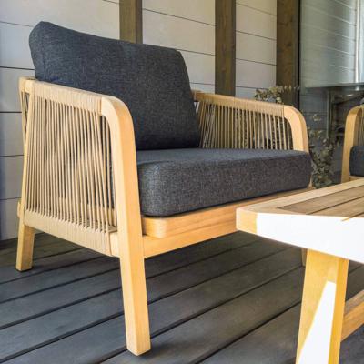 Лаунж зона IDEAL PATIO Лаунж зона ЛЕОНОРЕН с трехместным диваном и плетеным роупом арт. LEO.1037003