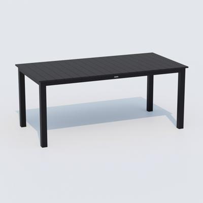 Обеденная группа IDEAL PATIO Обеденная группа  ДОЛЛА ФЕСТА плюс каркас карбон / стол алюминий 180 / ткань антрацит арт. DLL.2015518