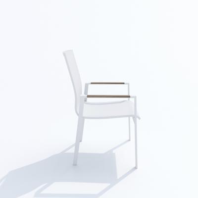 Обеденная группа IDEAL PATIO Обеденная группа МИРРА СОЛА каркас белый / стол поливуд 180 / текстилен белый арт. MRR.2026818