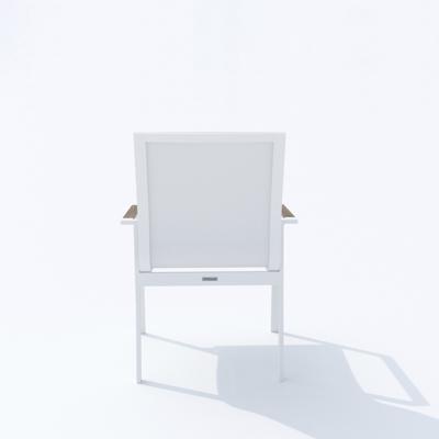 Обеденная группа IDEAL PATIO Обеденная группа МИРРА СОЛА каркас белый / стол поливуд 180 / текстилен белый арт. MRR.2026818